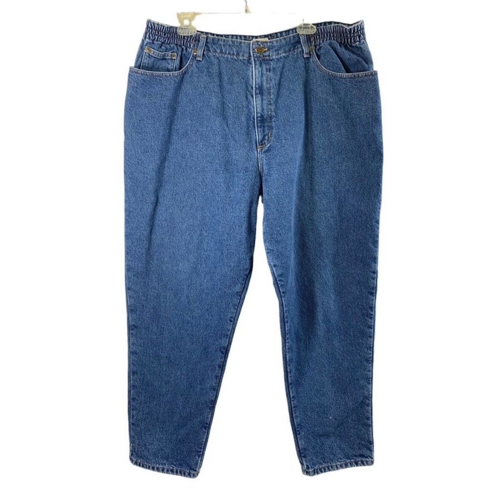 LL Bean Flannel Lined Jeans Womens Plus Size 20W Original Fit / Relaxed Outdoors
